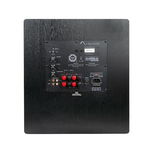 Episode ES-SUB-ELE12-700-BLK Element Series 720W 12\\" Ported Subwoofer, Black