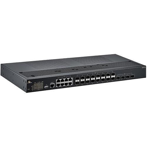 EtherWAN EG97244-4VCR 28-Port Gigabit Ethernet Switch, 8-Port RJ45 + 16-Port 100/1000 SFP