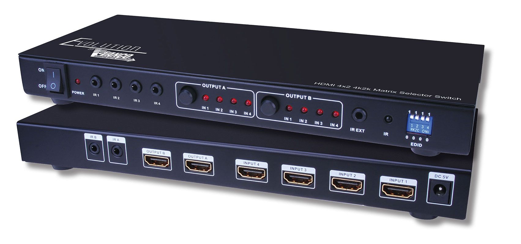 HDMI 4x2 Matrix Selector Switch - 1080p