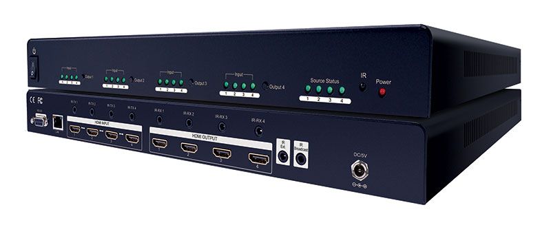 HDMI 4x4 Matrix Selector Switch  1080p