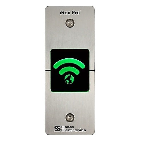 Essex IRXO-1S iRox Narrow High Frequency Reader with iCLASS SE, Wiegand/OSDP, Stainless Faceplate