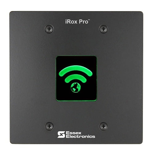 Essex IRXO-3B iRox Double Gang High Frequency Reader with iCLASS SE, Wiegand/OSDP, Black Faceplate