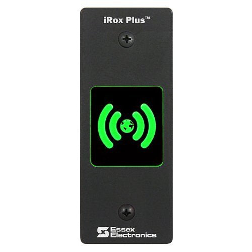 Essex IRXPO-1B iRox Plus Narrow Dual Frequency Reader with MultiCLASS SE, Wiegand/OSDP, Black Faceplate