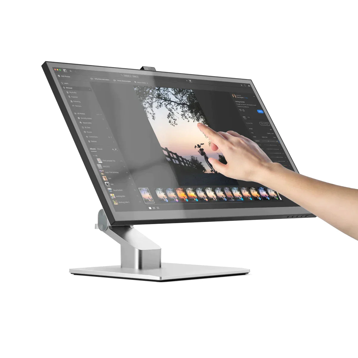 Alogic Monitor Clarity Fold Stand Ergonomic Rotate 360 Degrees Multiple Angles
