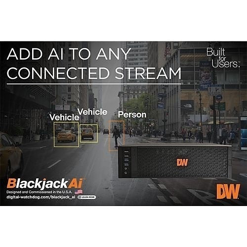 Digital Watchdog DW-AISLSC010 Ten Channel DW AI Server License for Blackjack AI