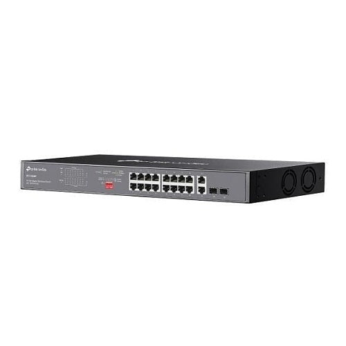 TP-Link DS1018GMP Omada Unmanaged 18-Port Gigabit Rackmount Switch with 16-Port PoE+