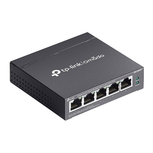 TP-Link DS105GP Omada Unmanaged 5-Port Gigabit Desktop Switch with 4-Port PoE+