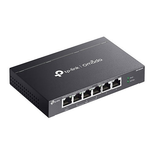 TP-Link DS106GPP Omada Unmanaged 6-Port Gigabit Desktop Switch with 3-Port PoE+ and 1-Port PoE++