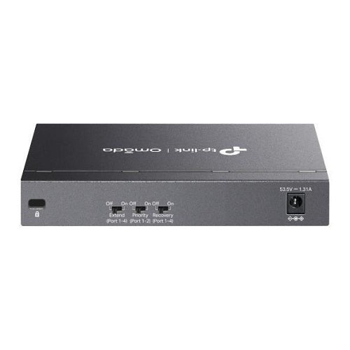 TP-Link DS106P Omada Unmanaged 6-Port 10/100Mbps Desktop Switch with 4-Port PoE+