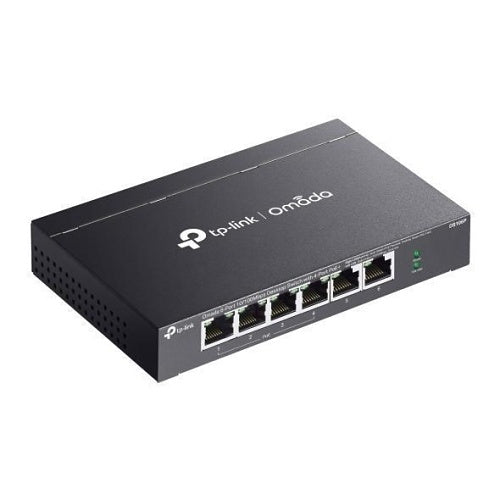 TP-Link DS106P Omada Unmanaged 6-Port 10/100Mbps Desktop Switch with 4-Port PoE+