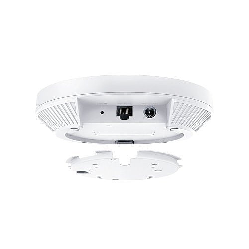 TP-Link EAP653 Omada AX3000 Wi-Fi 6 Access Point, 802.3at PoE+ and DC, Ceiling Mount