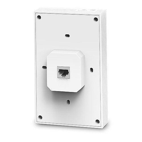 TP-Link EAP655-WALL Omada AX3000 Wall Plate Wi-Fi 6 Access Point, 802.3af/at PoE