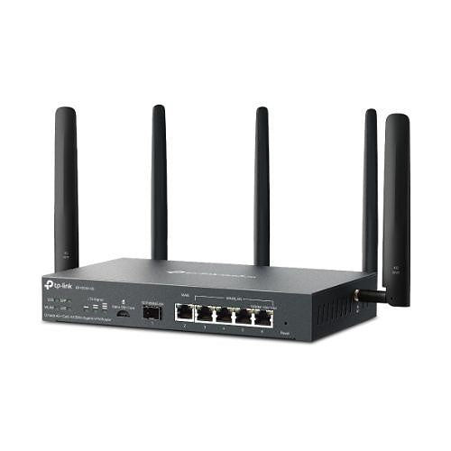 TP-Link ER706WP-4G CAT6 Omada 4G Plus AX3000 Gigabit VPN Router, Dual-Slot SIM, Wi-Fi 6