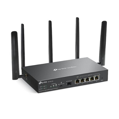 TP-Link ER706WP-4G CAT6 Omada 4G Plus AX3000 Gigabit VPN Router, Dual-Slot SIM, Wi-Fi 6