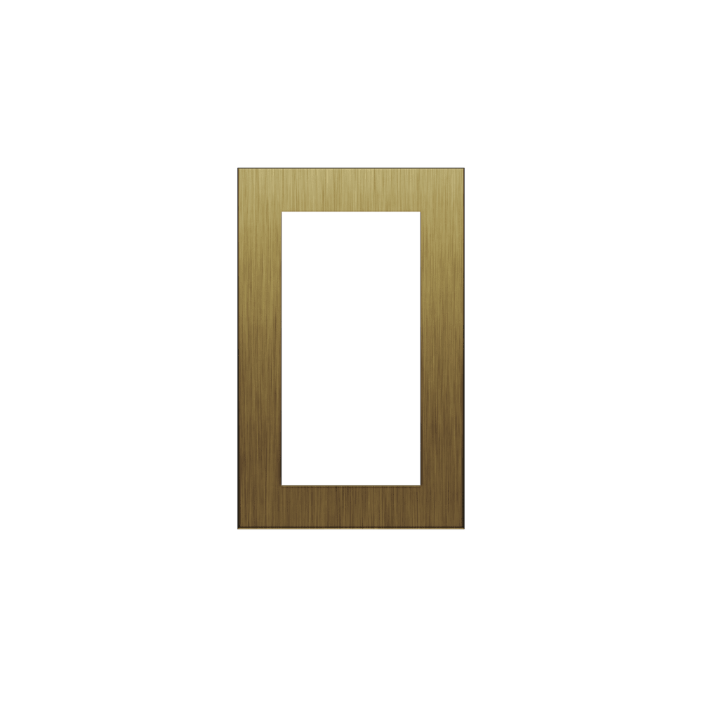 Control4® Lux Faceplate, 1 Gang - Antique Brass