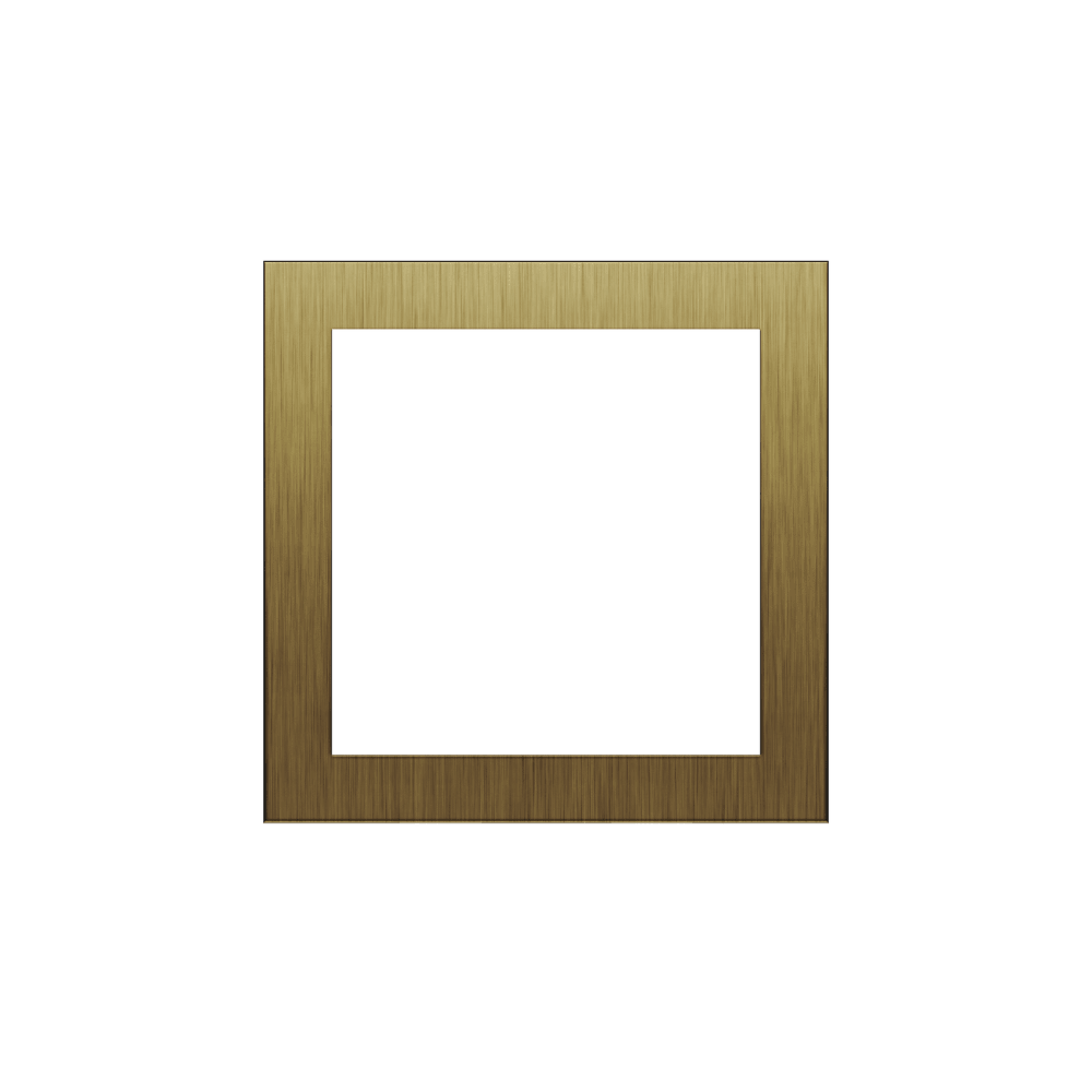 Control4® Lux Faceplate, 2 Gang - Antique Brass