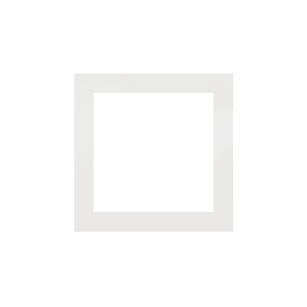 Control4® Lux Faceplate, 2 Gang - White