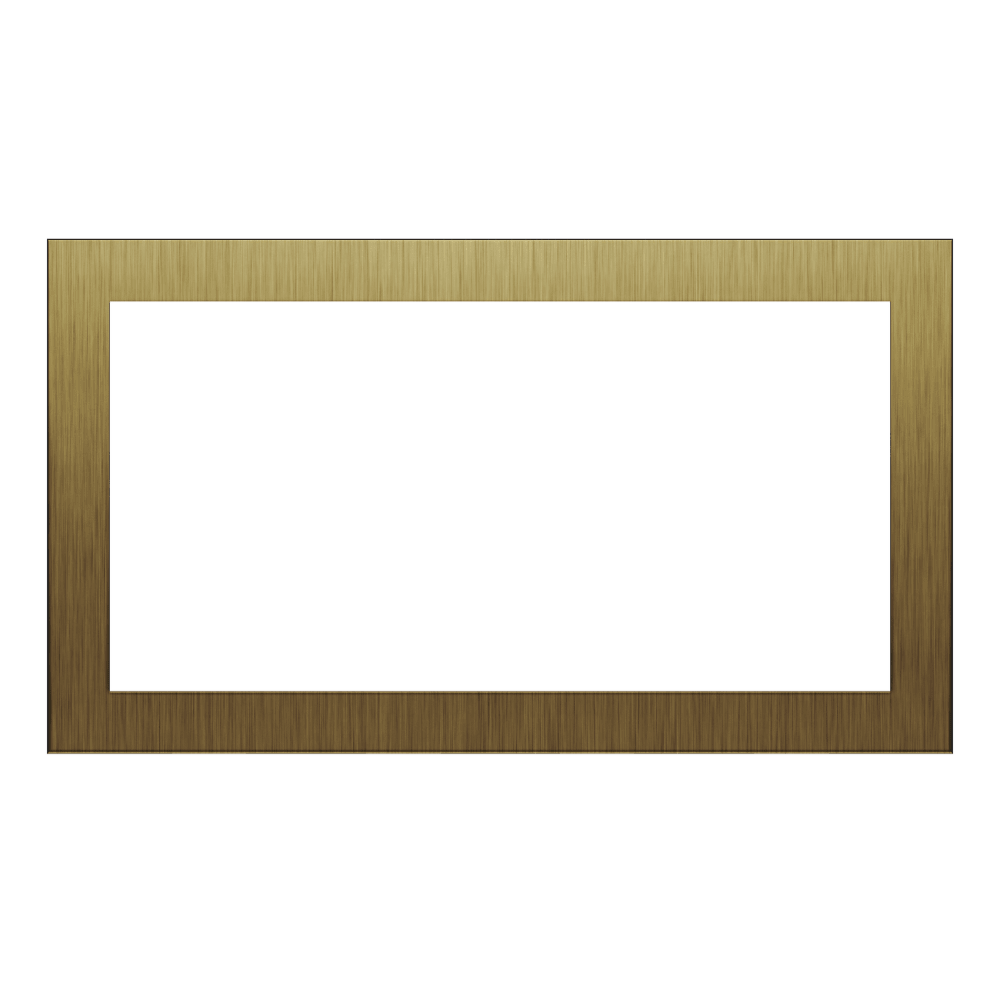 Control4® Lux Faceplate, 4 Gang - Antique Brass
