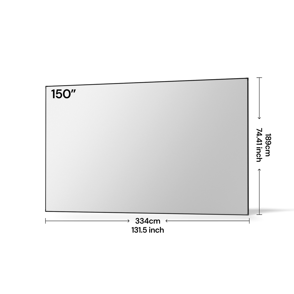 Valerion - 180 Matte White Screen