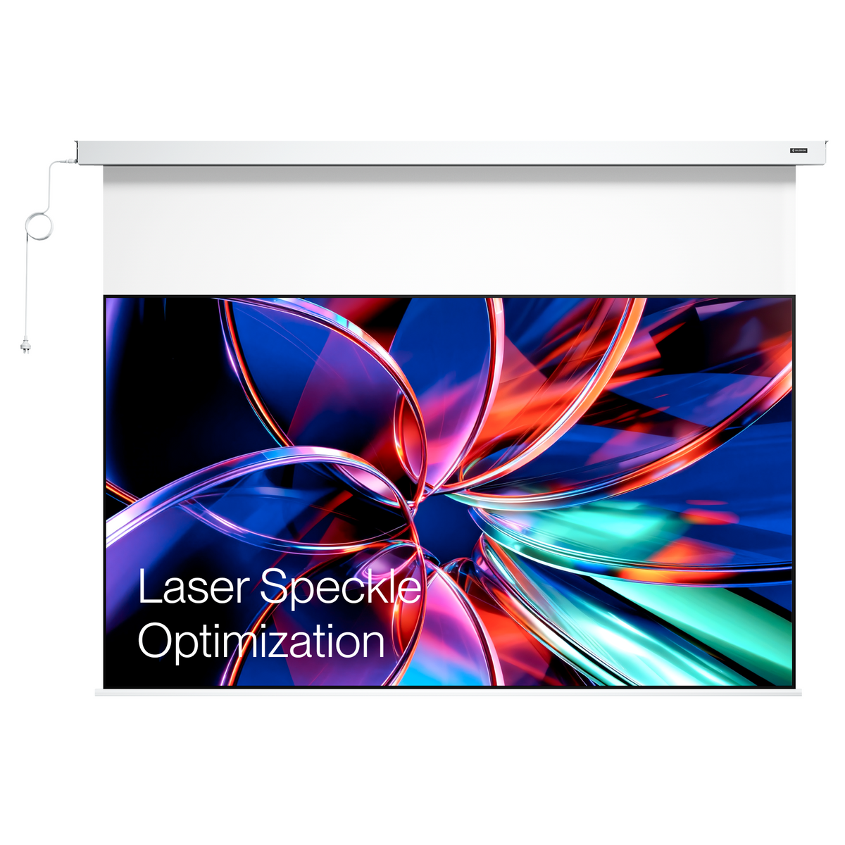Valerion - Indoor Electric Drop-Down Anti-Laser Speckle Screen 150