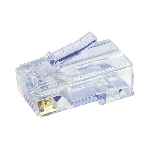 Simply45 S45-1000 CAT5e Unshielded Standard WE, SS Rj45, 100-Pack