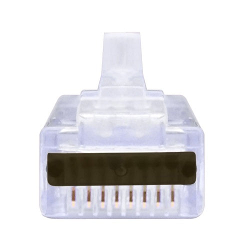Simply45 S45-1501P Pro Series CAT5e Unshielded, Pass-Through RJ45 with Cap45, 100-Piece