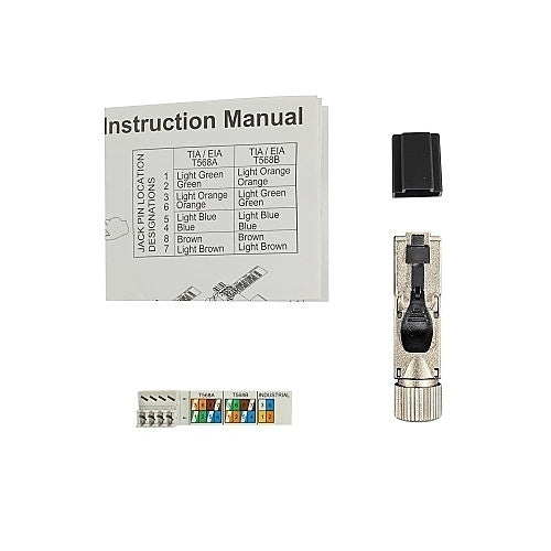 Simply45 S45-1710S 10G Rated RJ45 Field Plug Master Pack for CAT6, CAT6A and CAT7A