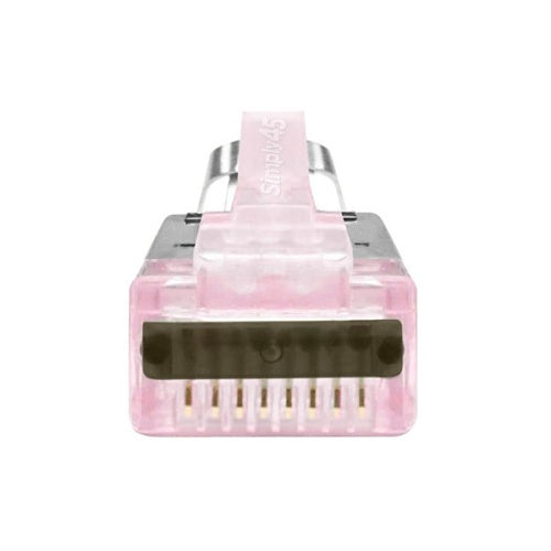 Simply45 S45-1750P Pro Series CAT6/6a STP Shielded External Ground, Pass-Through RJ45 with Cap45 and Bar45