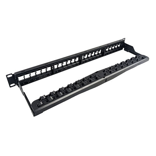 Simply45 S45-2024U Unloaded 24-Port Unshielded Keystone Patch Panel