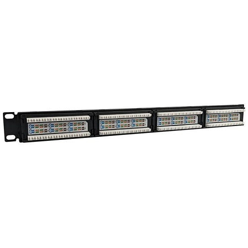 Simply45 S45-2524 Network Patch Panel, 24-Port CAT5E, Loaded