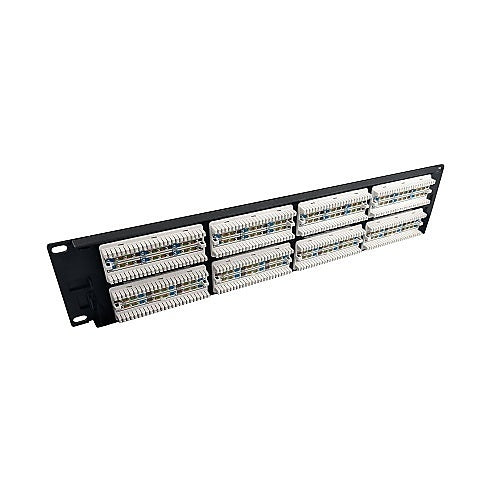 Simply45 S45-2548, 48-Port Loaded Cat5e UTP Patch Panel, RU