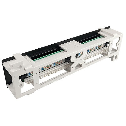 Simply45 S45-2612 CAT6 UTP 12-Port Wall Mount Patch Panel
