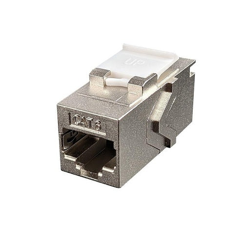 Simply45 S45-3270-25 CAT6 STP Keystone Jack Feed-Through Coupler, 6 Color Options