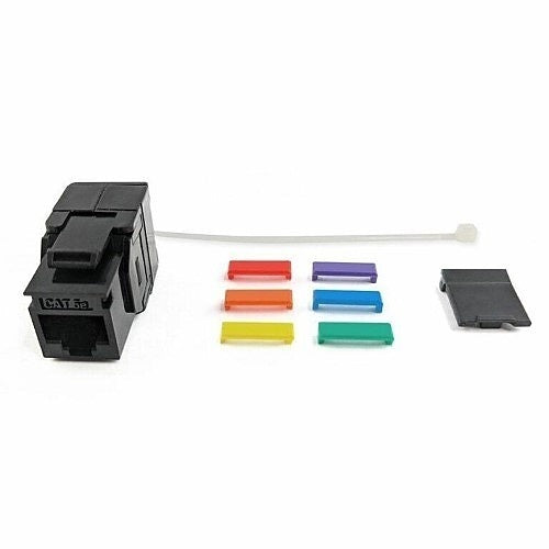 Simply45 S45-3500B CAT5E Black Keystone Toolless Jack