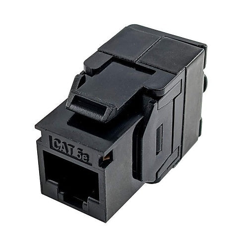 Simply45 S45-3500B-25 CAT5E UTP 180 Black Keystone Jack