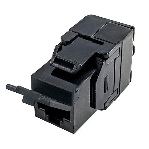 Simply45 S45-3500B-25 CAT5E UTP 180 Black Keystone Jack