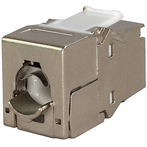Simply45 S45-3750 10G Rated 180° Shielded Keystone Jack, Toolless