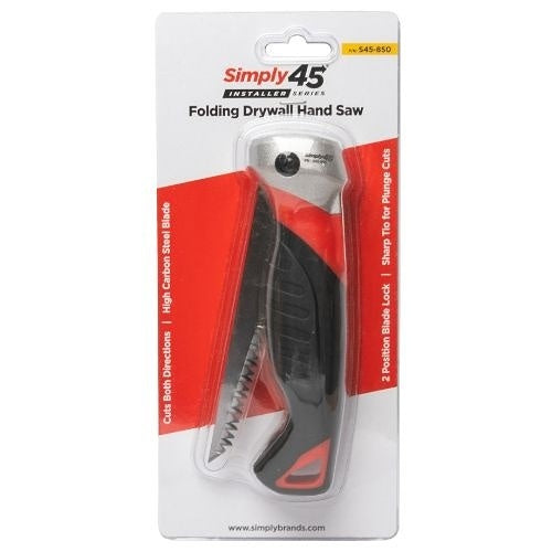 Simply45 S45-850 Drywall Saw with Folding Blade, 1-Each/Blister