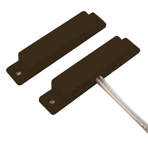GRI 100-12WG-B 100 Series Wide Gap Miniature Surface Mount Switch Set, Flanged, Closed, N/O, A, Brown