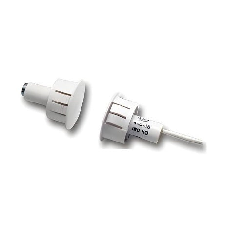 GRI 180-12-W W/10K CNT 3/4" Door Switch, 10K Resistor, White