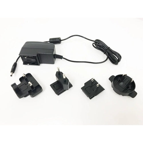Gefen EXT-PS52AIP-1.3-6-AL 5VDC Power Supply, 2A,  3.5 / 1.3mm DC Plug, Interchangeable AC Plugs (US, UK, EU, AU)