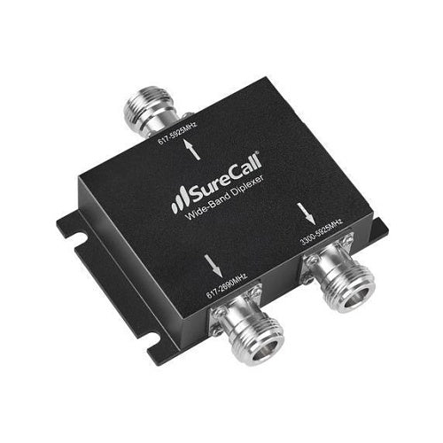 SureCall SC-DPLX-UWB-2 Ultra-Wideband Duplexer for Cellular Signal Booster Systems