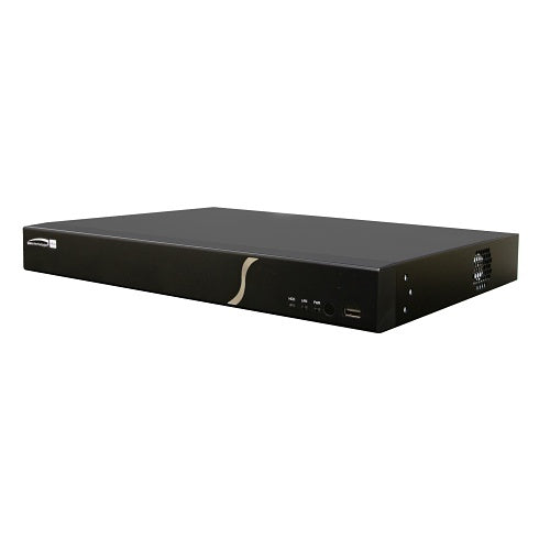 Speco H24WHRLNM2TB 24-Channel Wall Mount Hybrid Video Recorder, Includes 2TB Storage and Mounting Kit