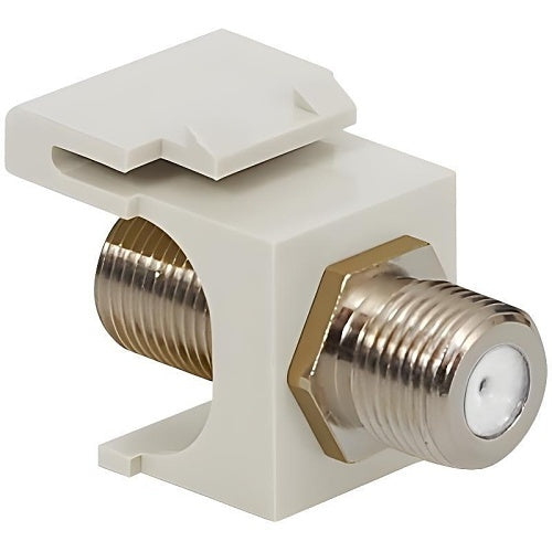 ICC IC1075FTWH GHz F-Type Modular Jack with Nickel