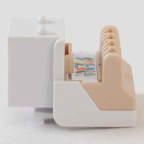 ICC IC1076VTWH RJ11 Voice Keystone Jack, EZ Style