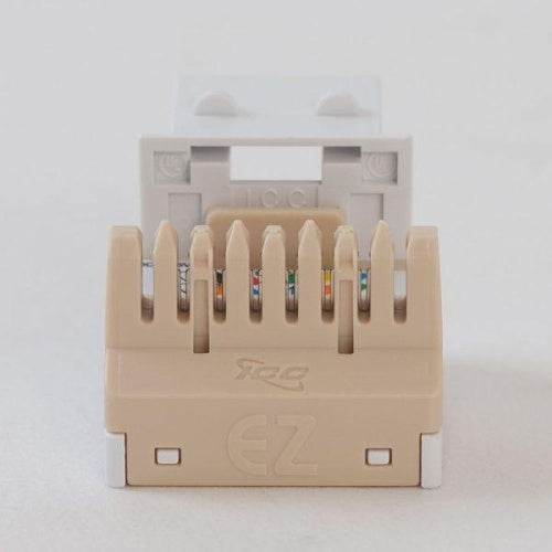 ICC IC1076VTWH RJ11 Voice Keystone Jack, EZ Style
