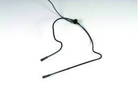 Headset mic black mini XLR (TA4F) connector, Light/Flexible