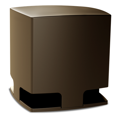 Hardscape Subwoofer with 12in Driver 400W 4 ohm or 70V Brown