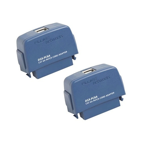Fluke DSX-PC6AS CAT6A Patch Cord Adapters, 2-Pack
