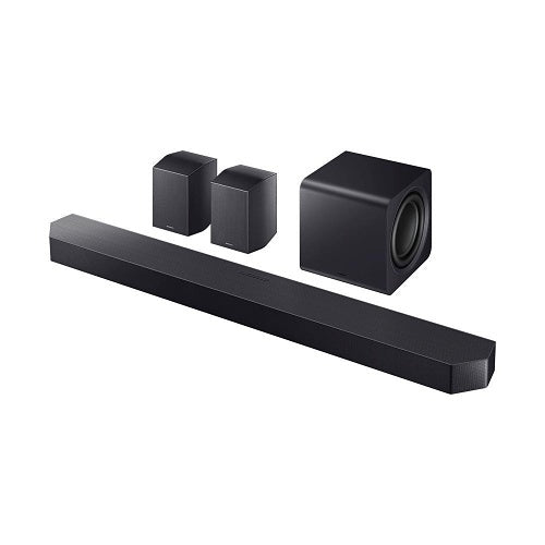 Samsung HW-Q990F-ZC Q-Series Soundbar with Subwoofer and Rear Speaker, Titan Black